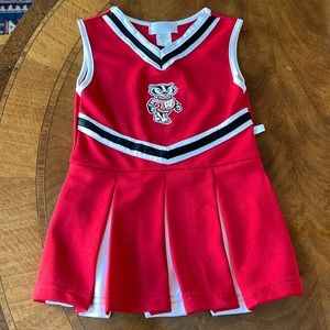 University of Wisconsin Cheerleader Halloween Uniform. Size 4T Girls.